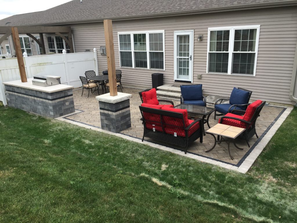 Condo Patio Rebuild Serenity Creek Design & Landscaping Bloomington, IL