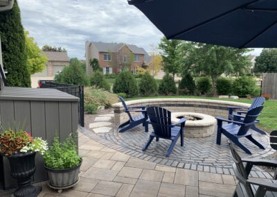 Backyard Retreat with TV Accent Wall