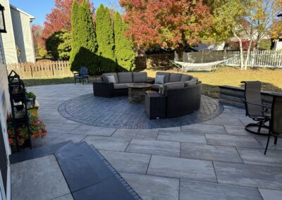 Fun Paver Inlay Patio Update