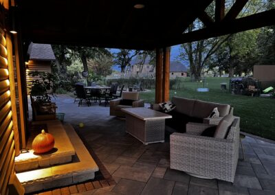 Cedar Pavilion with Paver Patio Downs, IL